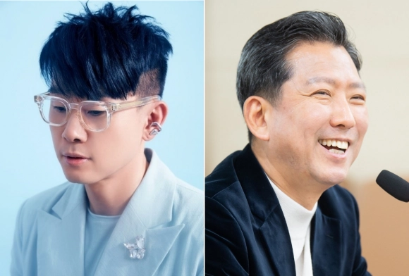 가수 이승환(왼쪽) 등이 김장호(오른쪽) 경북 구미시장을 상대로 손해배상 소송 항소심이 3일 시작됐다. 드림팩토리컴퍼니 제공·김 시장 페이스북 캡처