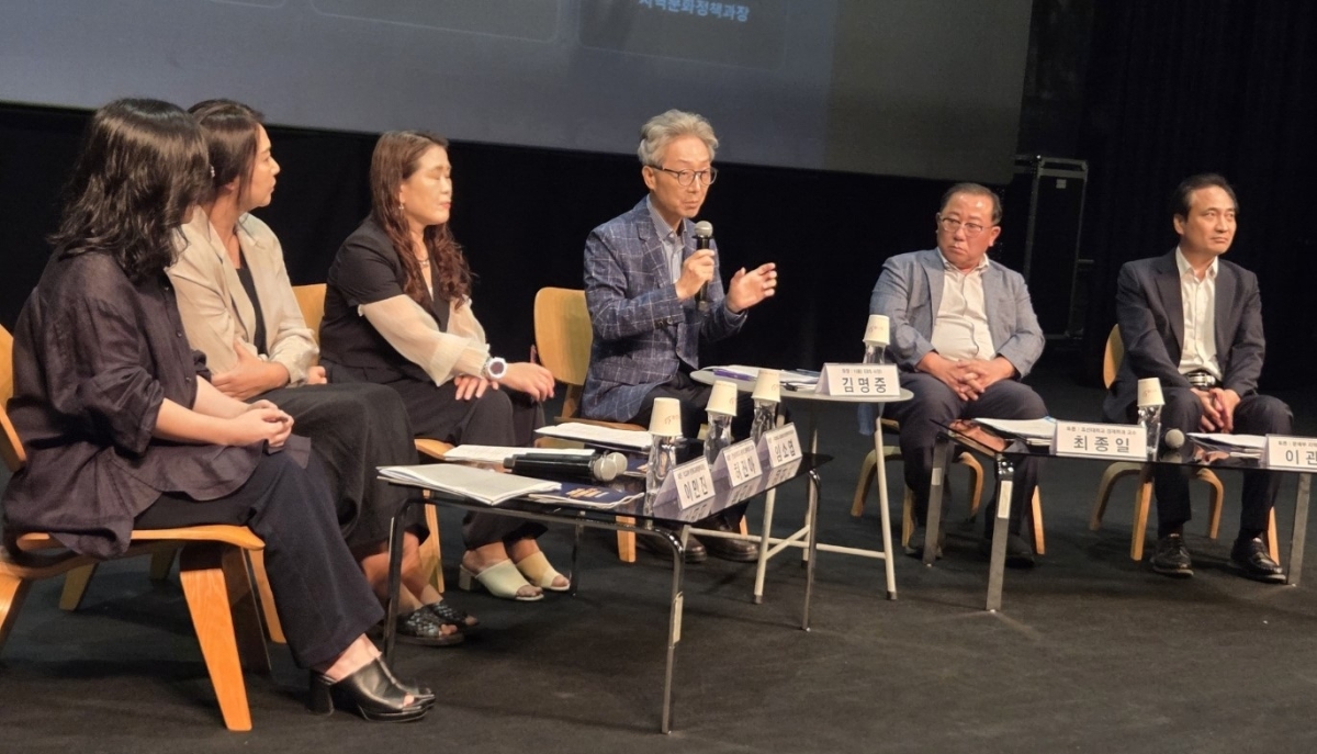 3일 ACC 극장3에서 ‘전남광주통합특별시 아시아문화외교 거점화를 위한 정책 토론회’가 열리고 있다.