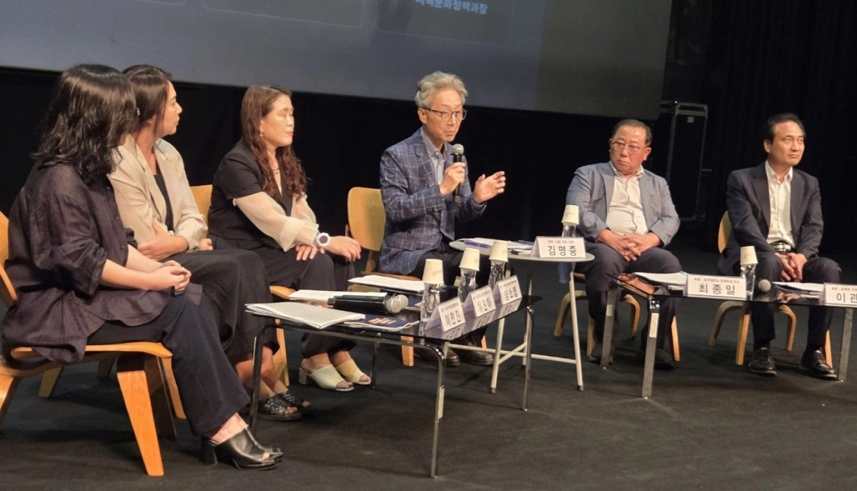 3일 ACC 극장3에서 ‘전남광주통합특별시 아시아문화외교 거점화를 위한 정책 토론회’가 열리고 있다.