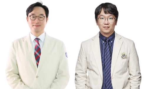서울성모병원 비뇨의학과 배웅진 교수 , 성빈센트병원 비뇨의학과 이동섭 교수(왼쪽부터)