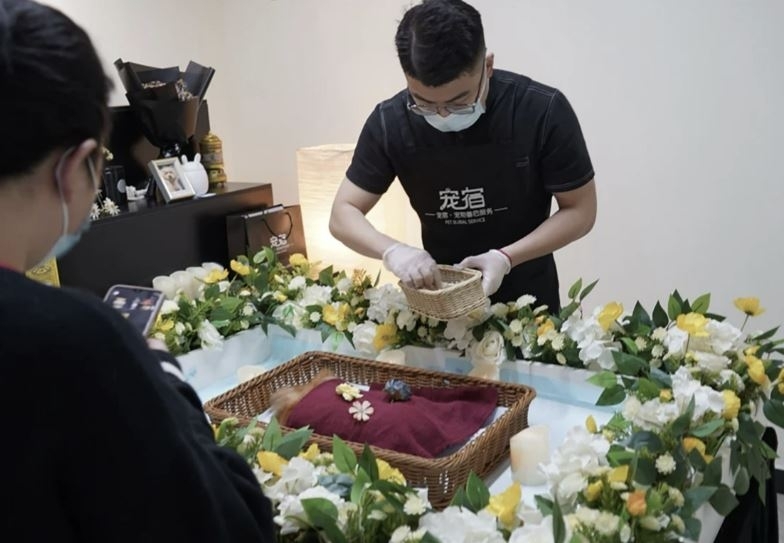 중국 내 반려동물 장례 관련 기업은 4만 3600곳에 달하며 해마다 빠르게 늘어나고 있다. 사우스차이나모닝포스트(SCMP) 캡처