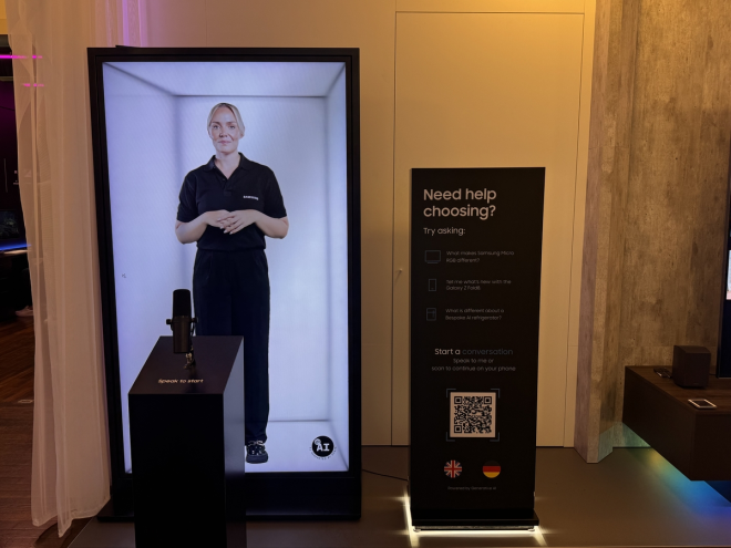 AI 프로모터가 제품 설명… 일상 스며든 삼성의 기술