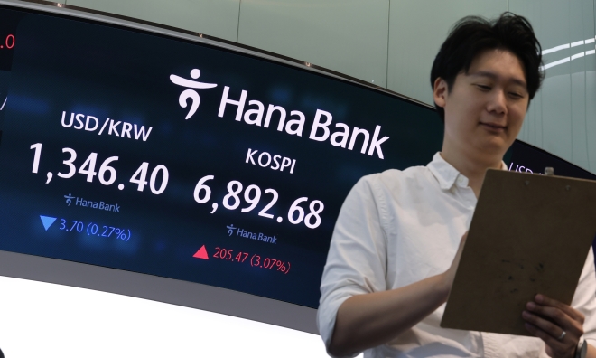 “오픈AI 땡큐” 삼전 4%·SK하이닉스 5%↑…코스피 3% 상승 출발