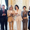 한지 홍보나선 김혜경 여사 “우리 마크롱 여사님이 K팝 엄청나게 좋아한다”
