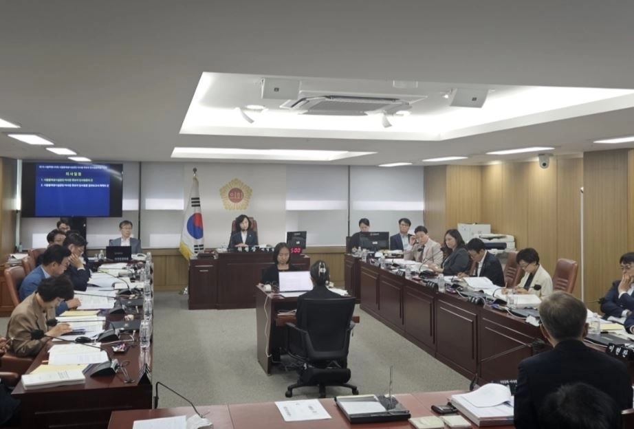 서울시의회의 인사청문특별위원회 회의 전경. 서울시의회 제공