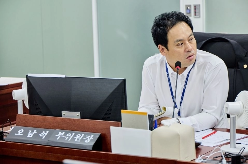 ▲ 지난 7일 열린 2026년도 제2회 추가경정예산안 미래성장산업국 심의에서 발언중인 오남석 의원(사진=경기도의회)