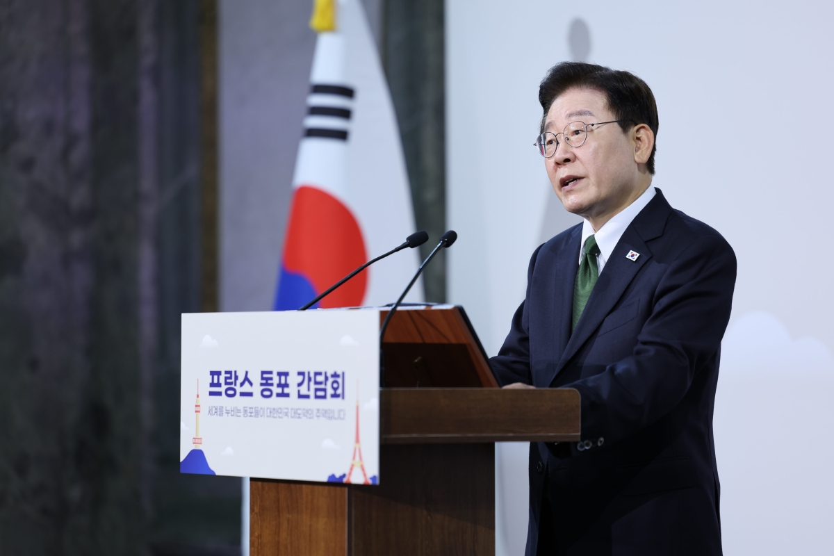 이재명 대통령, 프랑스 동포간담회 격려사