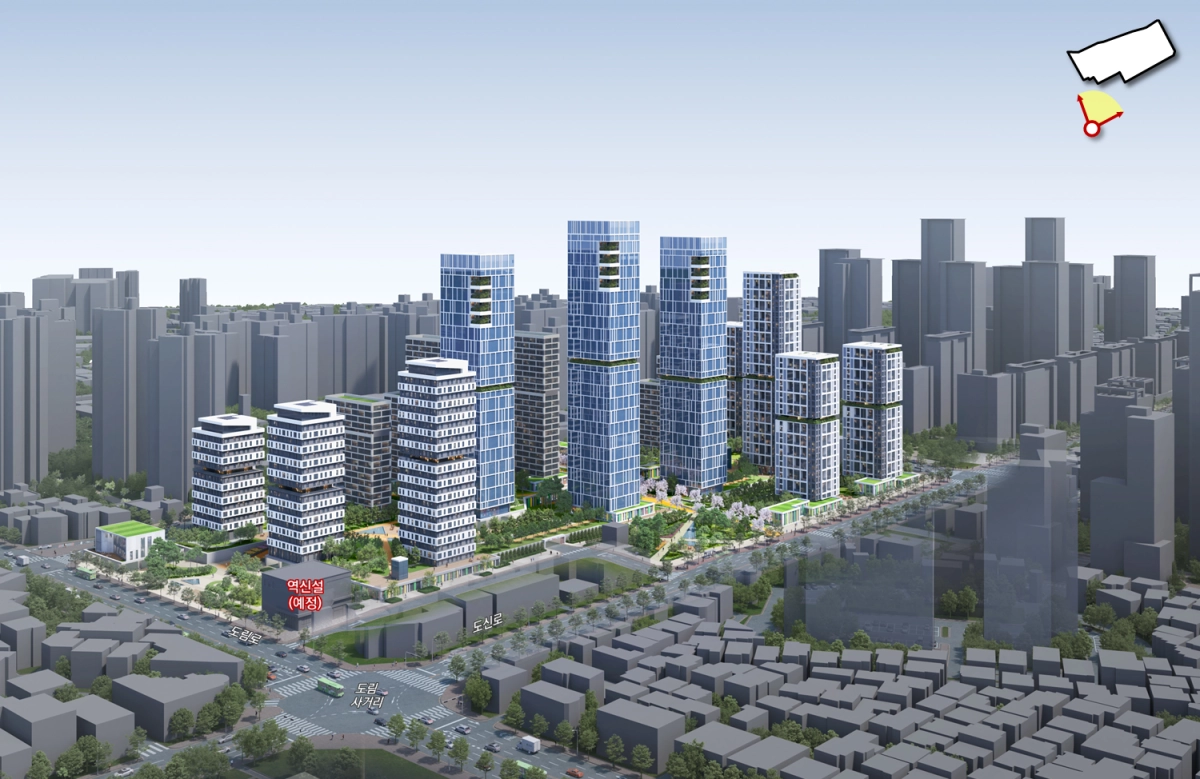서울시 영등포구 도림동 133-1 일대 신통기획 조감도. 서울시 제공
