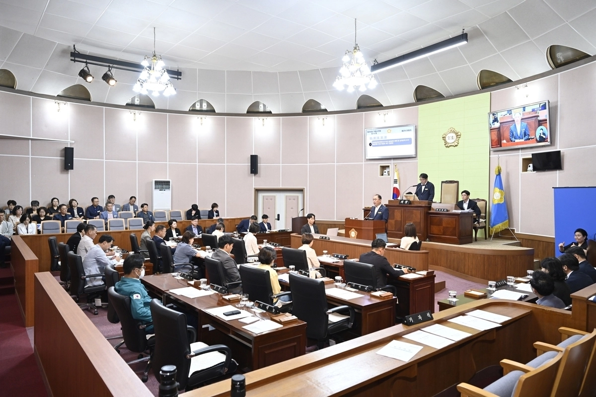 거제시의회 제256회 임시회 2차 본회의 모습. 2026.9.10. 거제시의회 제공