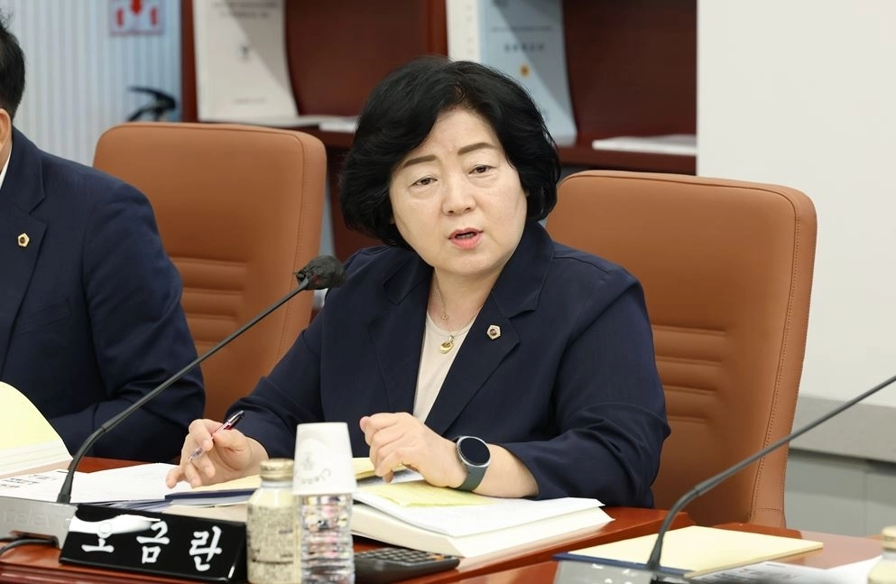 지난 9일 제339회 임시회 예산결산특별위원회 제2차 회의에서 발언중인 오금란 의원. 서울시의회 제공