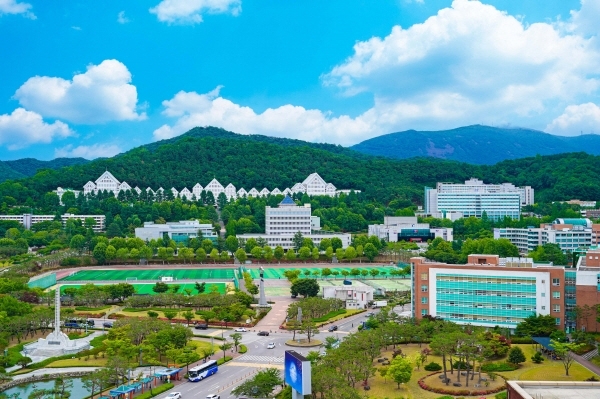 조선대학교 전경.
