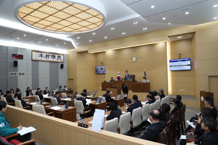 예천군의회 활동 모습. 예천군의회 제공