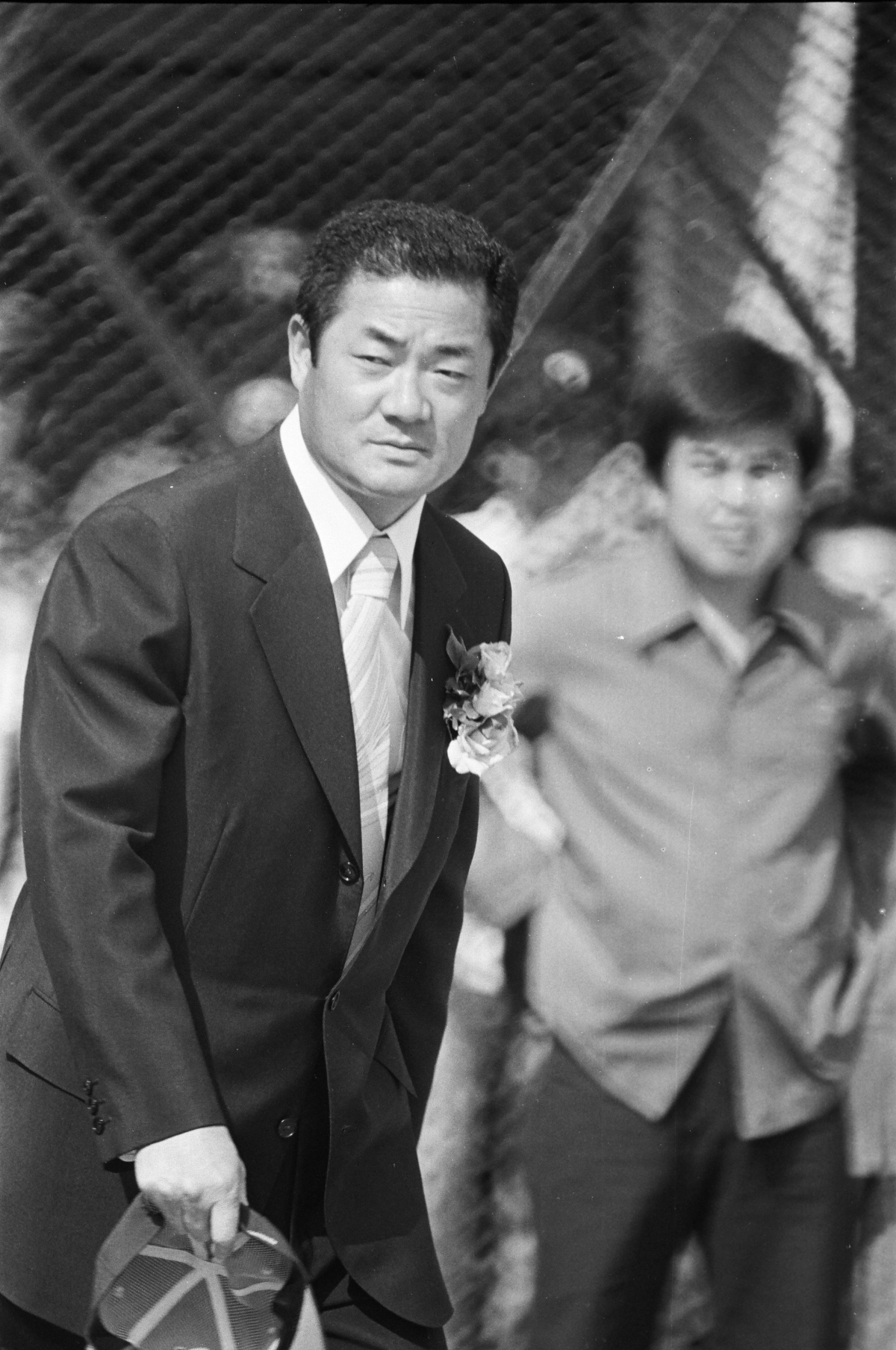 은퇴를 1년 앞둔 1980년 서울 중구 서울운동장(현 동대문디자인플라자)을 방문했을 때의 모습.  서울신문 DB