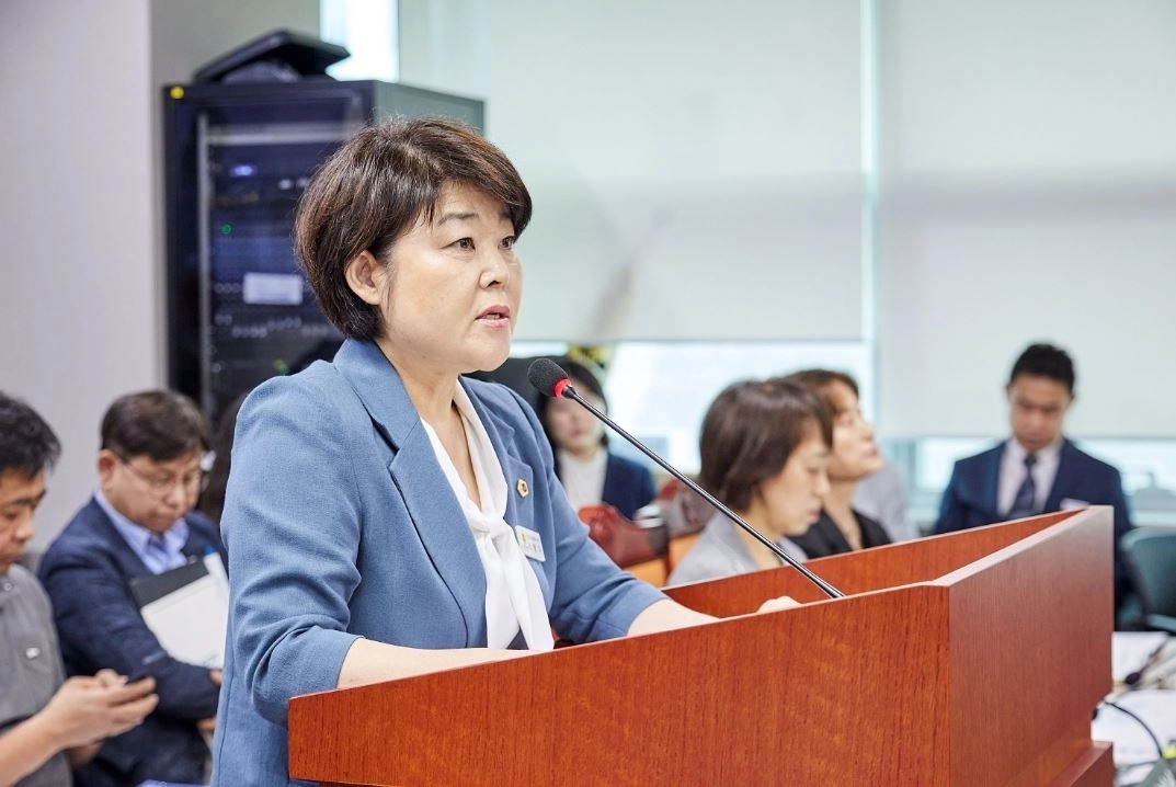 발언중인 조명자 의원(사진=경기도의회)
