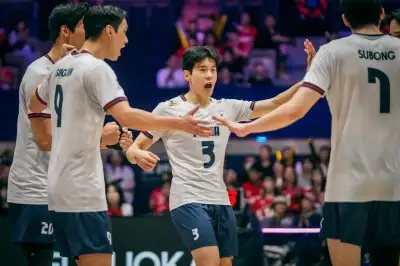 한국 배구, LA올림픽 진출길 열렸다…호주에 대역전승 거두고 9년 만의 쾌거