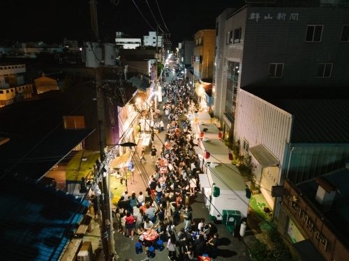 제1회 월지로야시장 행사사진. 군산시 제공