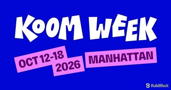 KOOM Week 2026 공식 포스터
