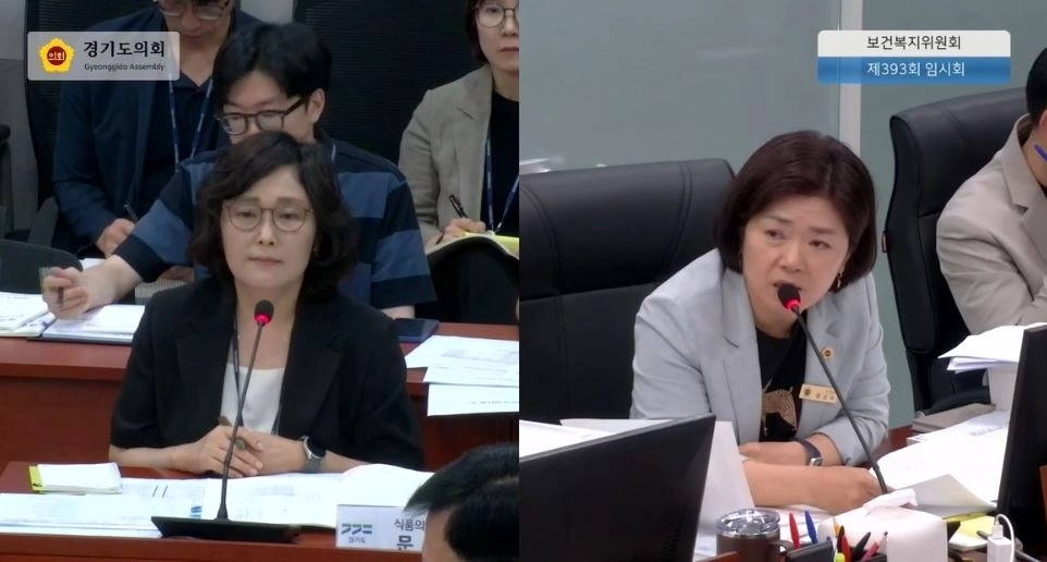 지난 8일 열린 제393회 임시회 제2차 보건복지위원회 2026년도 제2회 추가경정예산안 심사에서 질의하는 명성숙 의원(사진=경기도의회)