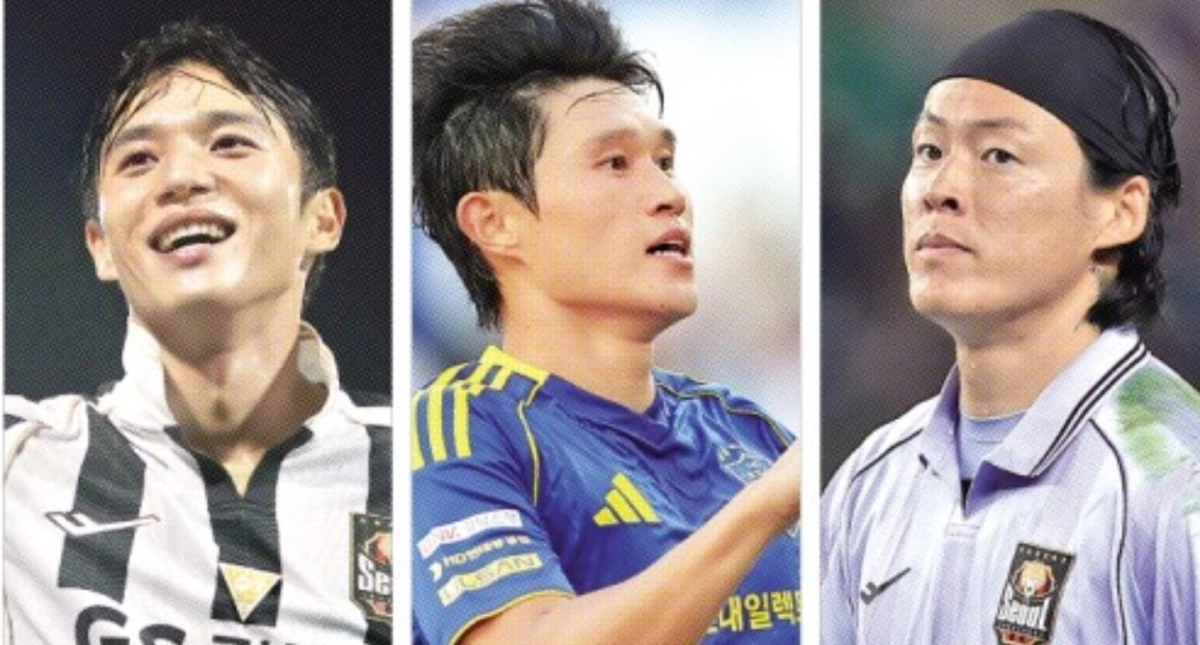 정승원(왼쪽부터·FC서울)과 이동경(울산 HD), 골키퍼 구성윤(FC서울)을 비롯해 올해 프로축구 K리그1에서 맹활약 중인 국내파 선수들이 로베르트 모레노 축구대표팀 임시 감독의 부름을 받고 태극마크를 달았다. 한국프로축구연맹제공