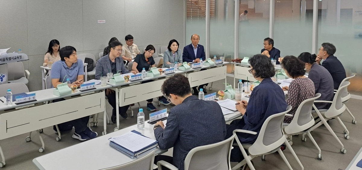 지난 14일 서울시교육청 신청사에서 열린 ‘2026년 제2회 서울시교육청 교육안전위원회 정기회’에 참석한 박춘선 의원. 서울시의회 제공