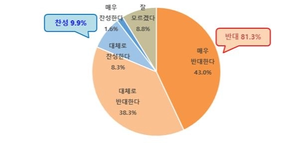 서울 시내버스 노조의 전면 파업에 대한 서울시민 의견 설문 결과 서울연구원 제공