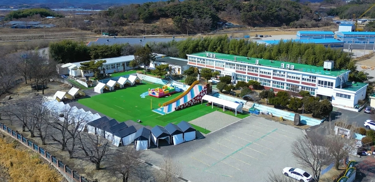 함안 강주학교캠프 전경. 2026.9.16. 경남도 제공