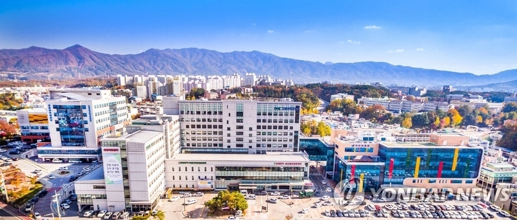 강원대병원 전경. 강원대병원 제공