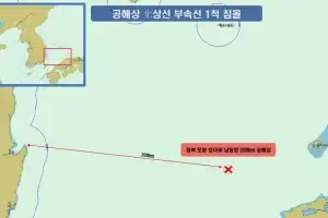 포항서 ‘북한 상선 부속선’ 침몰…3명 구조·1명 실종