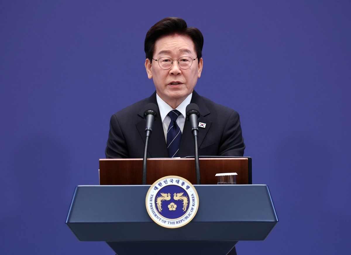 이재명 대통령, 기자회견 발언