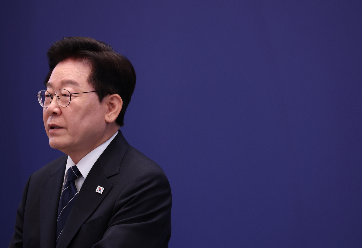 이재명 대통령이 18일 청와대 영빈관에서 기자회견을 하고 있다. 2026.9.18 연합뉴스
