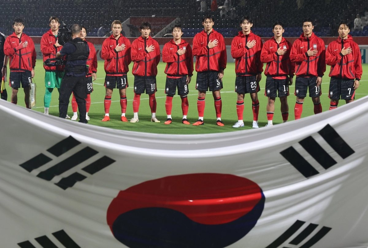 아시안게임 축구 첫 경기 시작