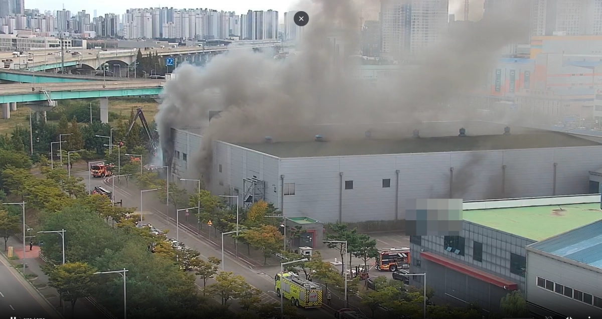 화재 현장. 인천소방본부 제공