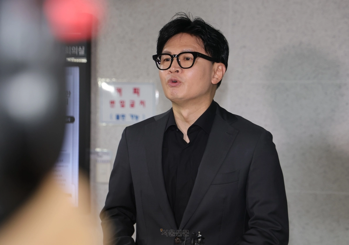 한동훈 무소속 의원이 국회 의원회관에서 기자회견을 하고 있다.2026.9.15  안주영 전문기자