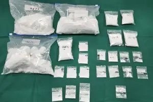 전통의상에 숨겨 100억대 필로폰 반입…52명 무더기 검거