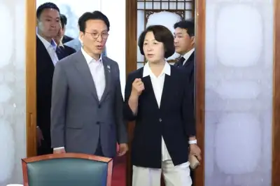 날 선 대립각 추미애-김민석, 도-당 첫 예산정책협의회 주목
