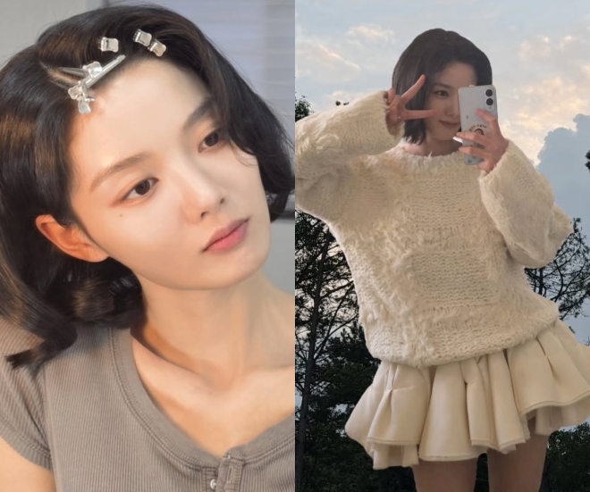 김유정, 단발 머리 일상 공개…“가을 맞이하기” [SNS★샷]