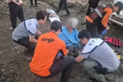 갯벌에 갇힌 80대 치매 노인… 주민 눈썰미·해경 순발력에 무사 구조