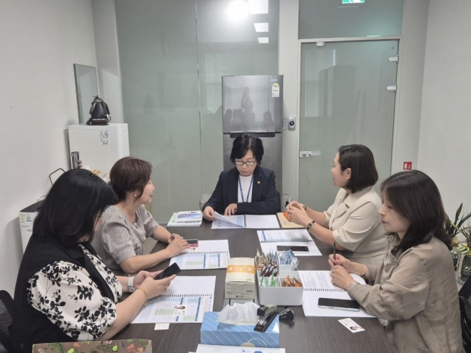 박은주 경기도의원, 0세아전용 어린이집 연합회와 간담회 개최