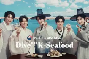 해수부, 제로베이스원과 ‘K-Seafood’ 캠페인…광어·굴·김·전복 매력 담은 영상 4편 공개