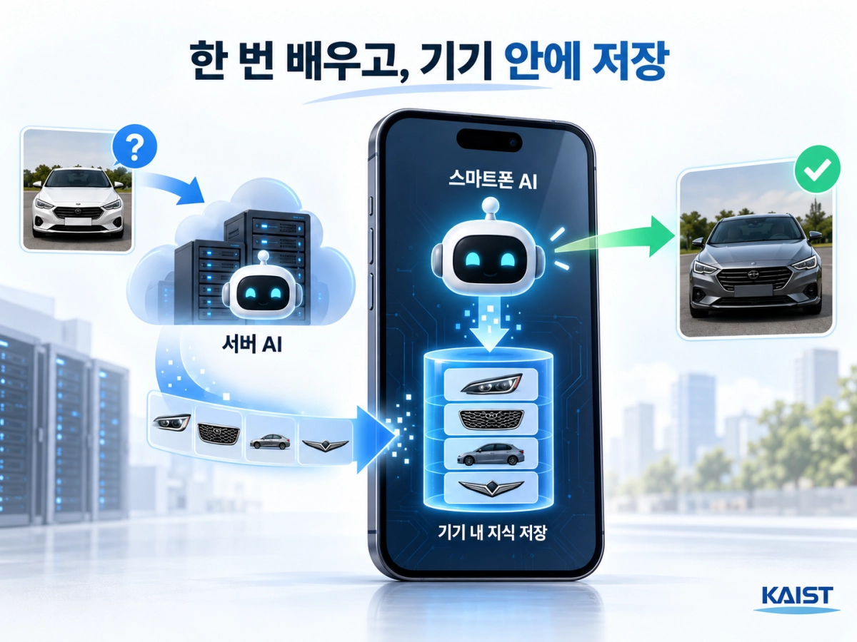 오답 노트 자체 저장하는 스마트폰AI 기술을 국내 연구진이 개발했다.  카이스트 제공