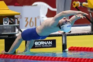 윤지환·김승원, 아시안게임 남녀 배영 50ｍ 나란히 동메달