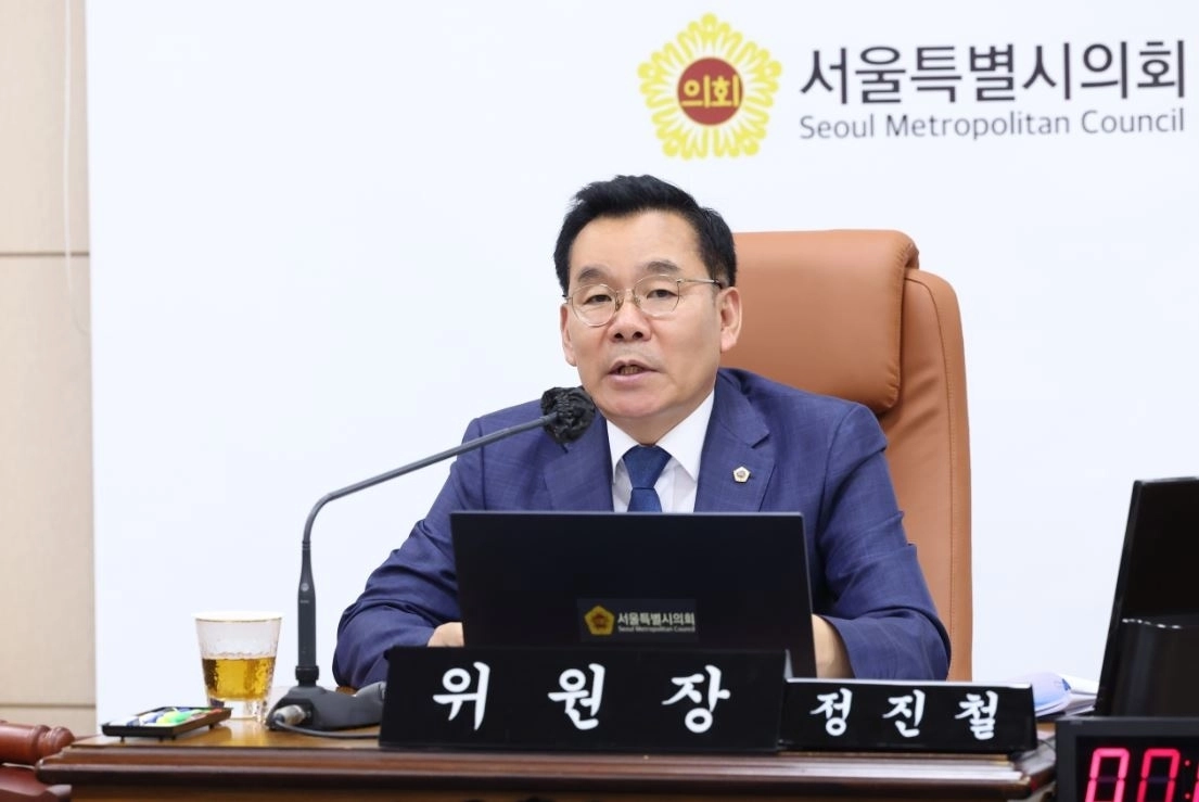 지난 21일 제12대 서울시의회 제1기 윤리특별위원회 위원장으로 선출된 정진철 의원. 서울시의회 제공