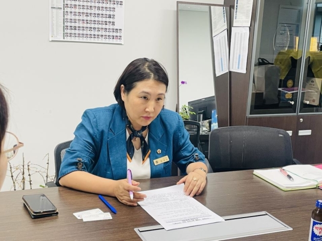 장경임 경기도의원, 신현·장안중 공동학구 배정 현안 집중 점검