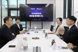 [포토]안형준 국가데이터처장 데이터 기술 기업 ‘빅밸류’ 방문