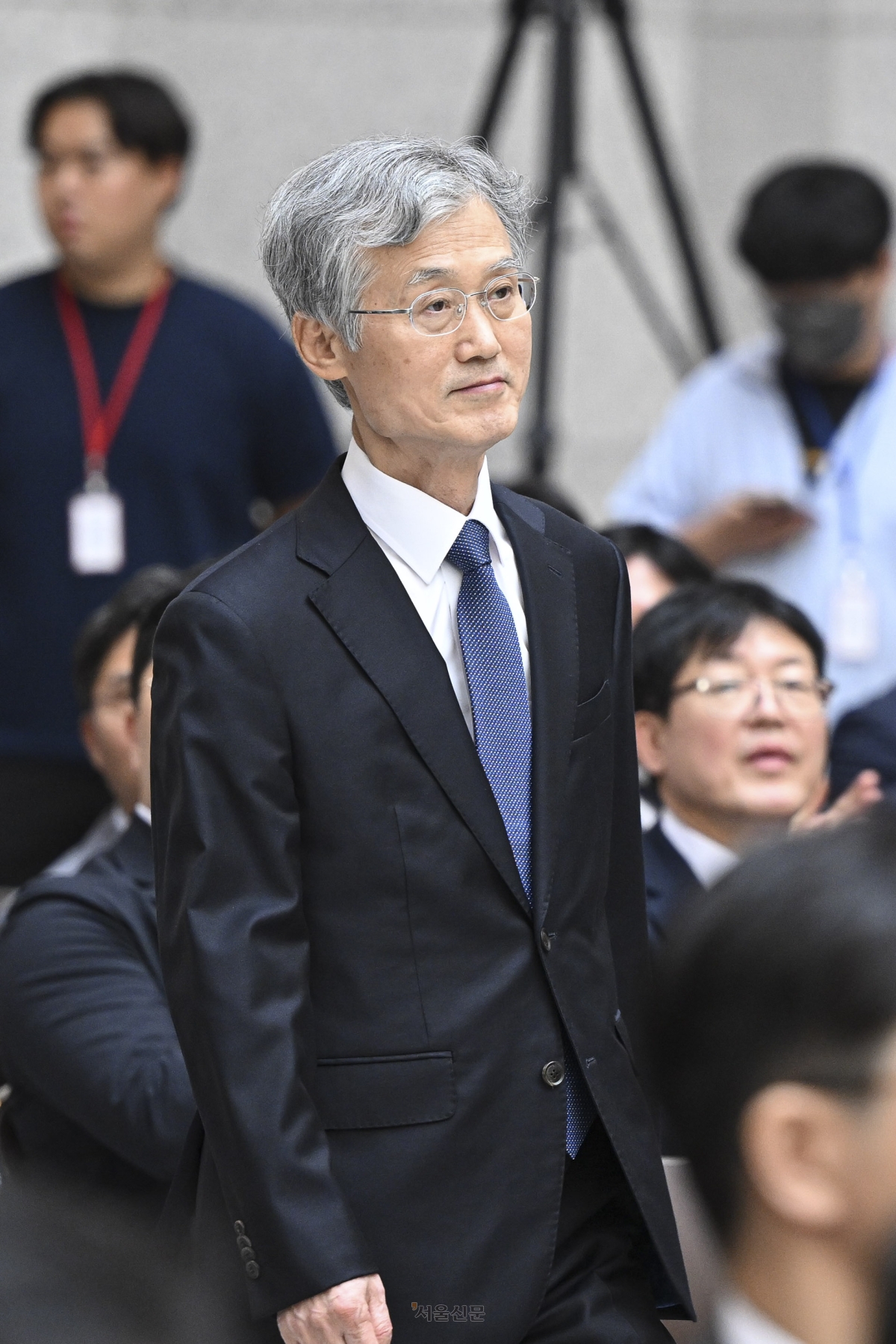 김성수 대법관 취임식 참석하는 조희대 대법원