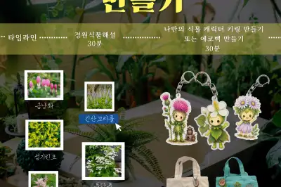 “나만의 정원 가꿔볼까”…국립정원문화원, 가을맞이 정원 프로그램 운영
