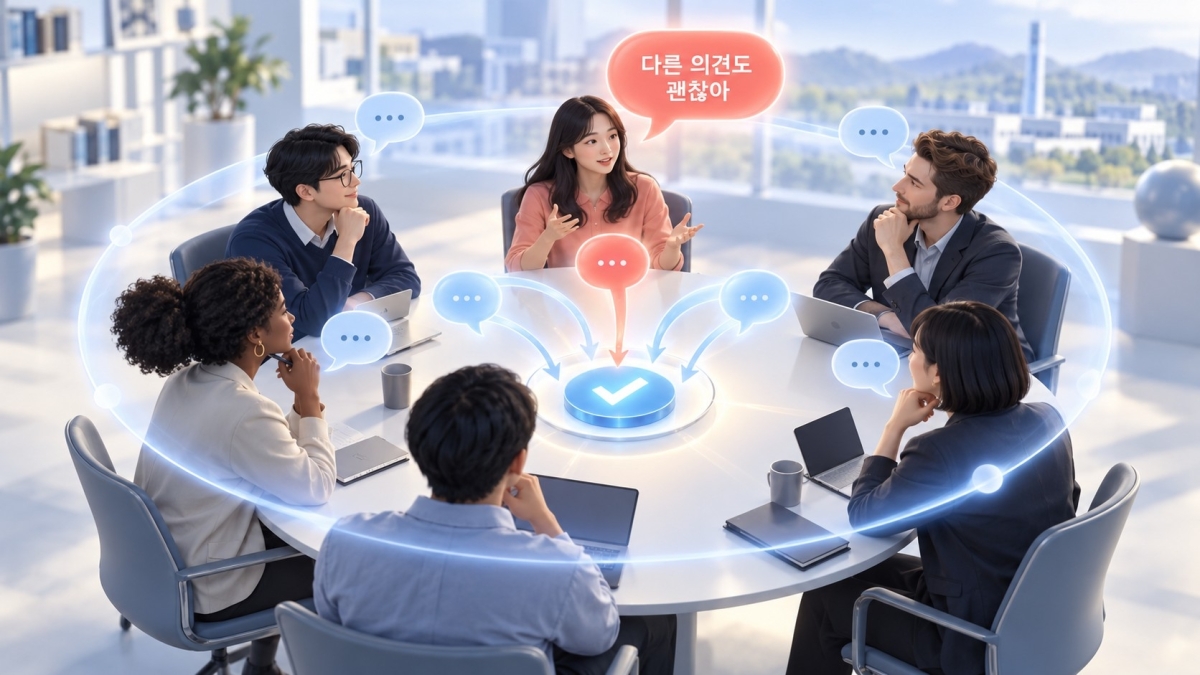 ‘조직에서 받아들여지고 있다’는 안정그룹애착을 가진 사람이 많을수록 주류와 다른 의견을 구체적이고 설득력 있게 제시할 수 있고 조직에서도 쉽게 받아들인다는 연구 결과가 나왔다. 카이스트 제공