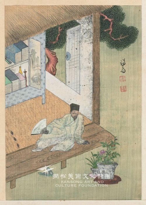 겸재 정선, 경교명승첩 ‘독서여가’.  간송미술문화재단 제공