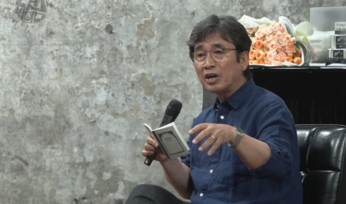 지난 6월 유튜브 채널 ‘딴지방송국’ 코너 ‘김어준의 다스뵈이다’에 출연한 유시민 작가. 2026.6.28 딴지방송국 유튜브 캡처