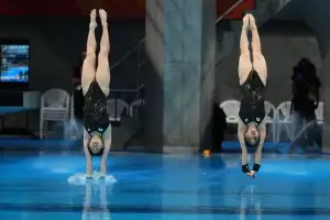 김나현·문나윤, 아시안게임 다이빙 여자 싱크로 10m ‘사상 첫 동메달’